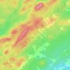 Mappa topografica Sainte-Sabine, altitudine, rilievo