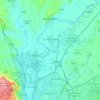 Mappa topografica La Rinconada, altitudine, rilievo