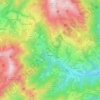 Mappa topografica Oneta, altitudine, rilievo