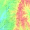 Mappa topografica Celina, altitudine, rilievo