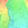 Mappa topografica Fara Gera d'Adda, altitudine, rilievo