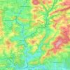 Mappa topografica 66564, altitudine, rilievo