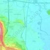 Mappa topografica Strambino, altitudine, rilievo