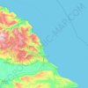 Mappa topografica Scarborough, altitudine, rilievo