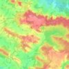 Mappa topografica La Boissière-École, altitudine, rilievo