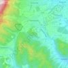 Mappa topografica Germerode, altitudine, rilievo