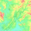 Mappa topografica Claremore, altitudine, rilievo