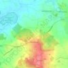 Mappa topografica Welmbüttel, altitudine, rilievo