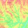Mappa topografica Concord, altitudine, rilievo