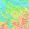 Mappa topografica Svitto, altitudine, rilievo