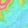 Mappa topografica Ranica, altitudine, rilievo