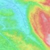 Mappa topografica Vipacco, altitudine, rilievo