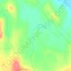 Mappa topografica Rossard, altitudine, rilievo