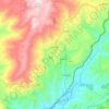 Mappa topografica Grimaldi, altitudine, rilievo