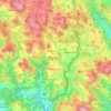 Mappa topografica Wegscheid, altitudine, rilievo