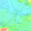 Mappa topografica Attigny, altitudine, rilievo