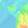 Mappa topografica Verchen, altitudine, rilievo