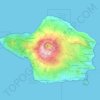 Mappa topografica Ilha do Faial, altitudine, rilievo