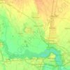 Mappa topografica Porto Mantovano, altitudine, rilievo