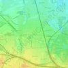 Mappa topografica Obermenzing, altitudine, rilievo