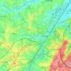 Mappa topografica 1500, altitudine, rilievo