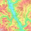 Mappa topografica 97941, altitudine, rilievo