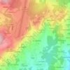 Mappa topografica Guizán, altitudine, rilievo
