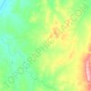 Mappa topografica Bournewood, altitudine, rilievo