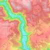 Mappa topografica Bärenthal, altitudine, rilievo