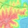 Mappa topografica Etiler Mahallesi, altitudine, rilievo