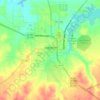 Mappa topografica Jacksboro, altitudine, rilievo