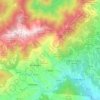 Mappa topografica Veglio, altitudine, rilievo