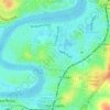 Mappa topografica Yeronga, altitudine, rilievo