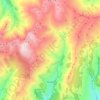 Mappa topografica Trevélez, altitudine, rilievo