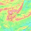 Mappa topografica 武陵源区, altitudine, rilievo