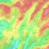 Mappa topografica Glashütten, altitudine, rilievo