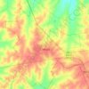 Mappa topografica Crespo, altitudine, rilievo