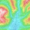 Mappa topografica Crevoladossola, altitudine, rilievo