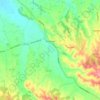 Mappa topografica Pralormo, altitudine, rilievo