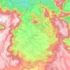 Mappa topografica Mahuadanr, altitudine, rilievo