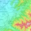 Mappa topografica Ehrenstetten, altitudine, rilievo