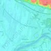 Mappa topografica Altengamme, altitudine, rilievo