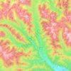 Mappa topografica Pölstal, altitudine, rilievo