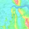 Mappa topografica North Lincolnshire, altitudine, rilievo