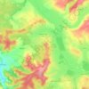 Mappa topografica Belleville-et-Châtillon-sur-Bar, altitudine, rilievo