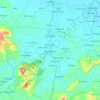 Mappa topografica Cuartero, altitudine, rilievo