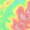 Mappa topografica Tasco, altitudine, rilievo