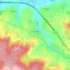 Mappa topografica Ecquevilly, altitudine, rilievo