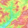 Mappa topografica 35713, altitudine, rilievo