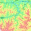 Mappa topografica 观音岩水库, altitudine, rilievo